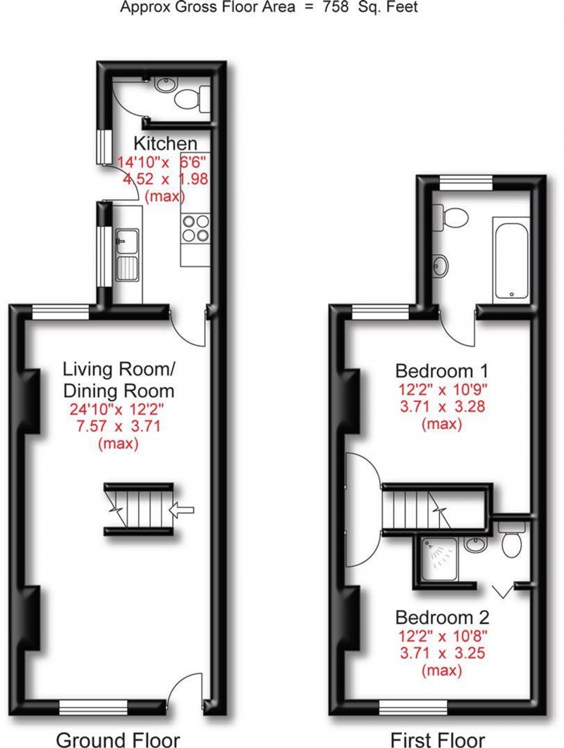 Floorplan for Borough Road, Altrincham, WA15