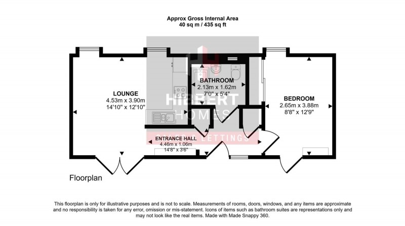 Floorplan for Vesta Street, Manchester, M4