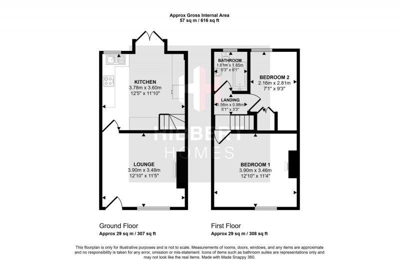 Floorplan for Alice Street, Sale, M33