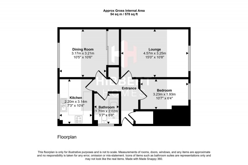 Floorplan for Dunvegan Road, Hazel Grove, SK7