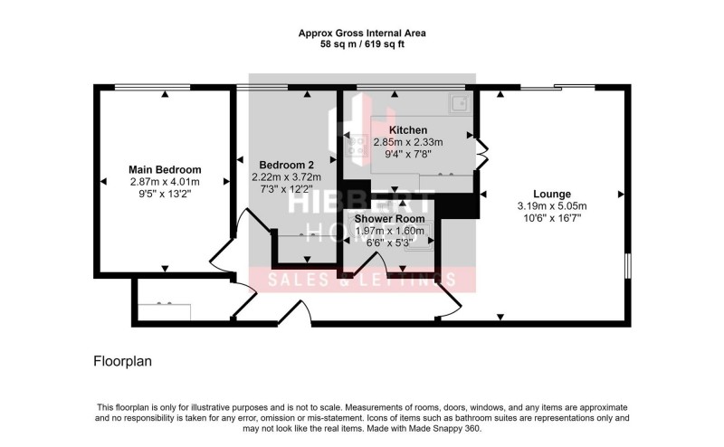 Floorplan for Grange Road, Bowdon, WA14