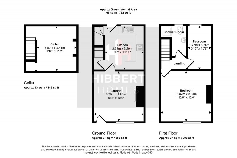 Floorplan for Bramhall Lane, Stockport, SK2