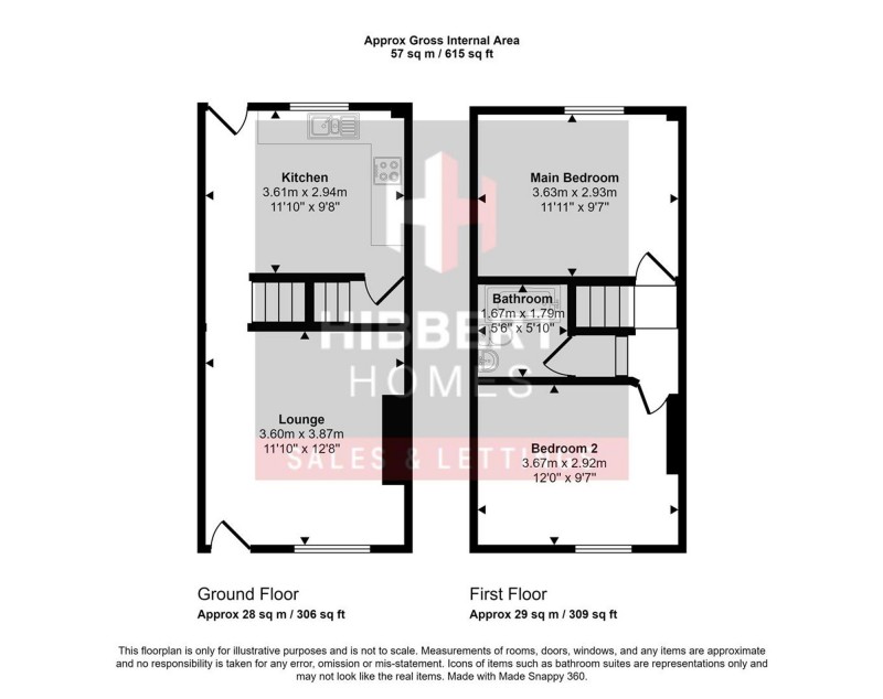 Floorplan for Cambridge Street, Stockport, SK2