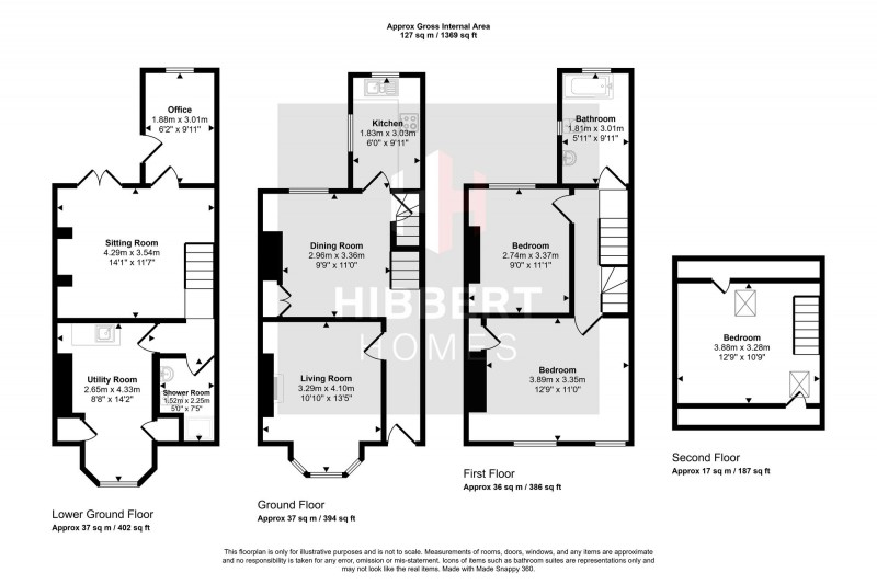 Floorplan for Thorn Grove, Sale, M33
