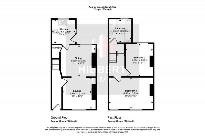 Floorplan for Albion Street, Sale, M33