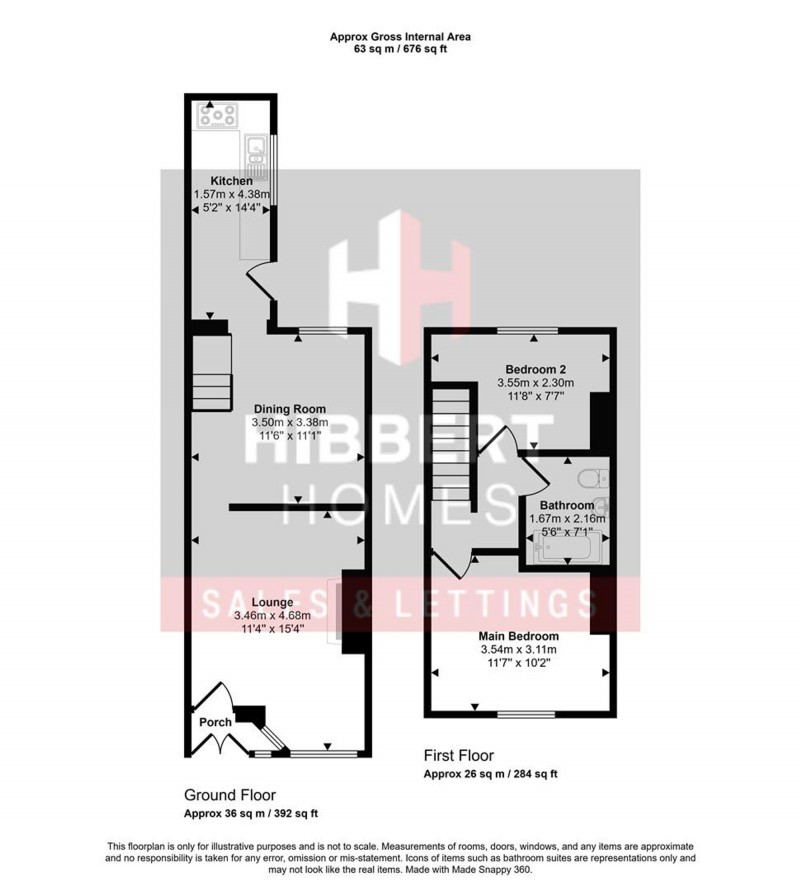 Floorplan for Kelsall Street, Sale, M33