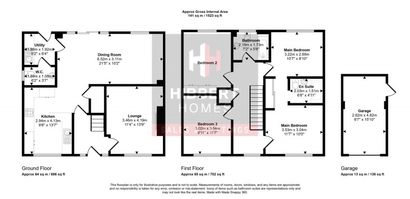 Floorplan for Avro Crescent, Woodford, SK7