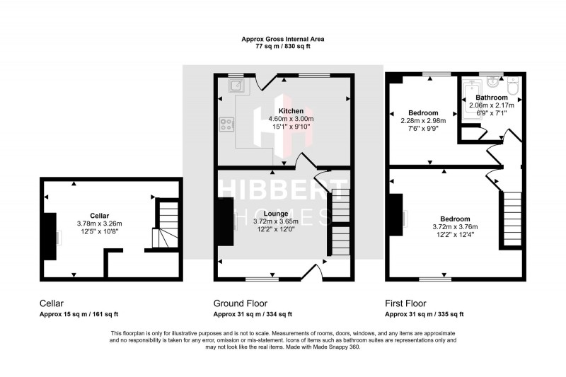 Floorplan for Fenton Avenue, Hazel Grove, SK7