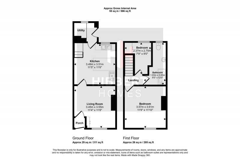 Floorplan for Gordon Avenue, Sale, M33