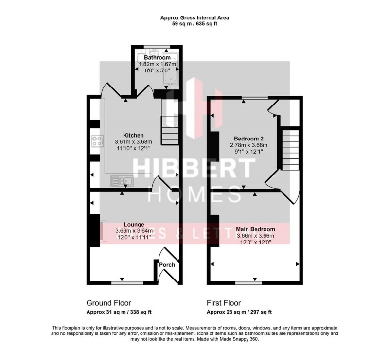 Floorplan for Gordon Avenue, Sale, M33