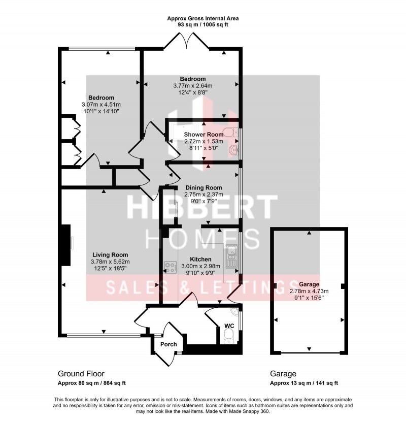 Floorplan for Temple Road, Sale, M33