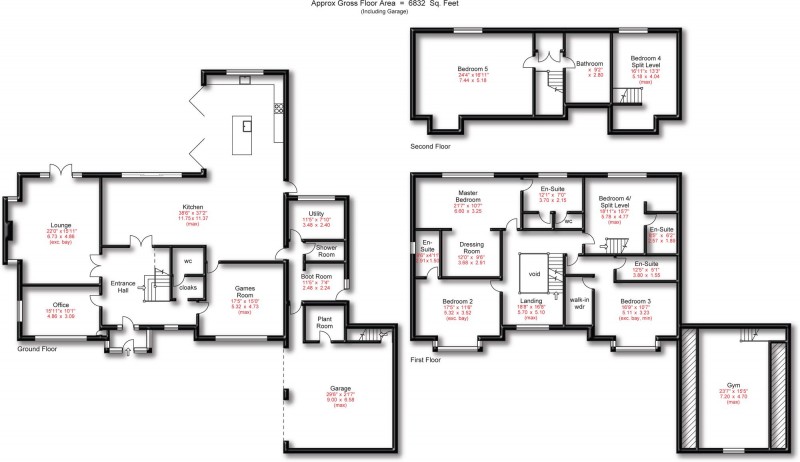 Floorplan for Milverton Drive, Bramhall, SK7