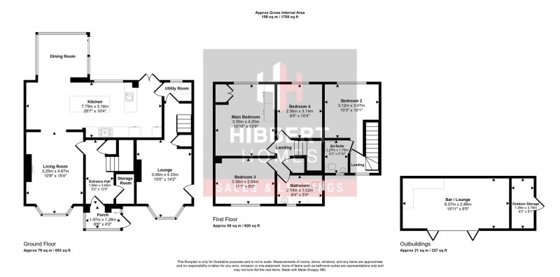 Floorplan for Sandacre Road, Manchester, M23