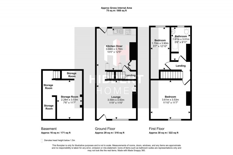 Floorplan for Nangreave Road, Stockport, SK2