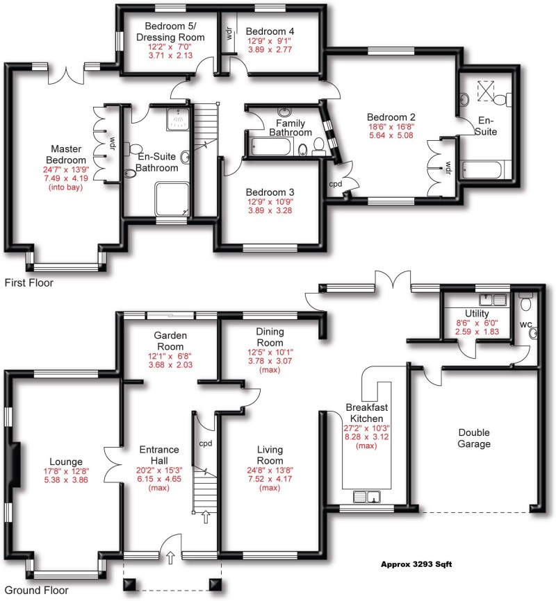 Floorplan for Carrwood, Hale Barns, WA15