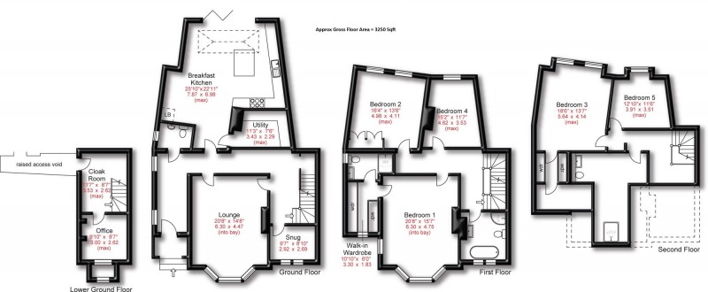 Floorplan for Broomfield Lane, Hale, WA15