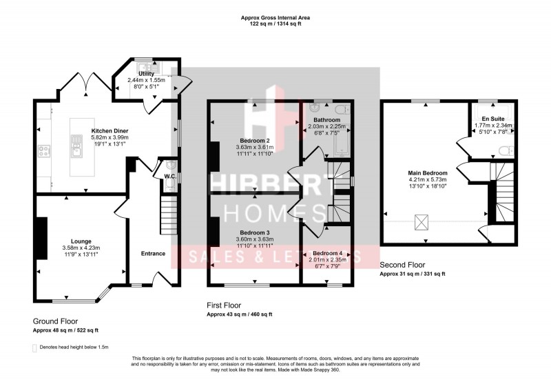 Floorplan for Woodstock Avenue, Stockport, SK5