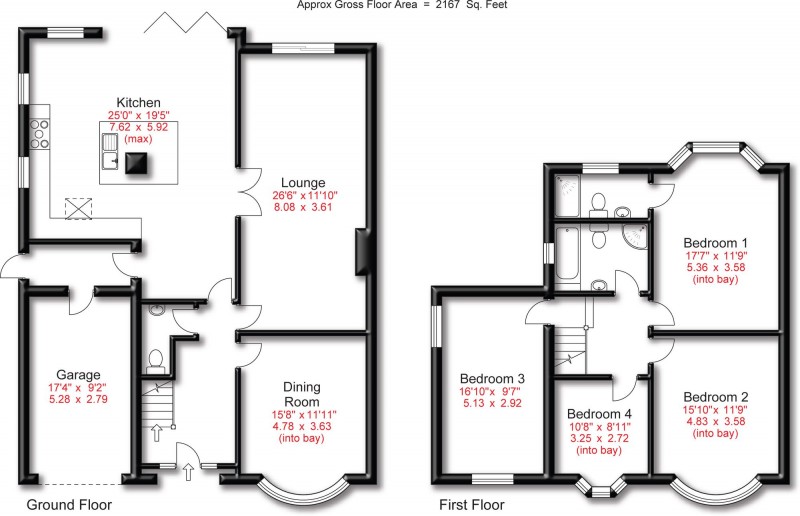 Floorplan for Wellington Road, Timperley, WA15