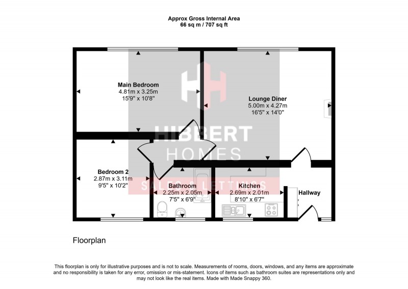 Floorplan for Cheadle Road, Cheadle Hulme, SK8