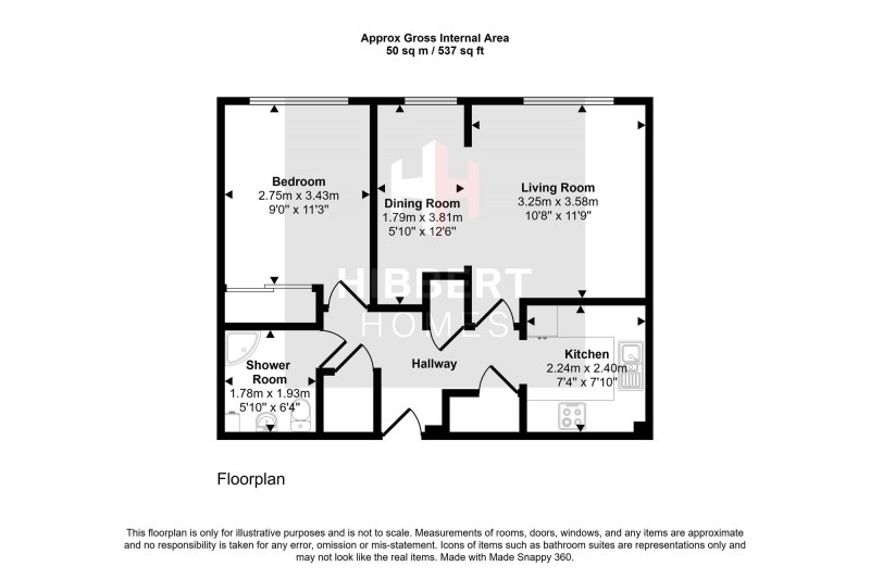 Floorplan for Alma Road, Woodhey Court Alma Road, M33
