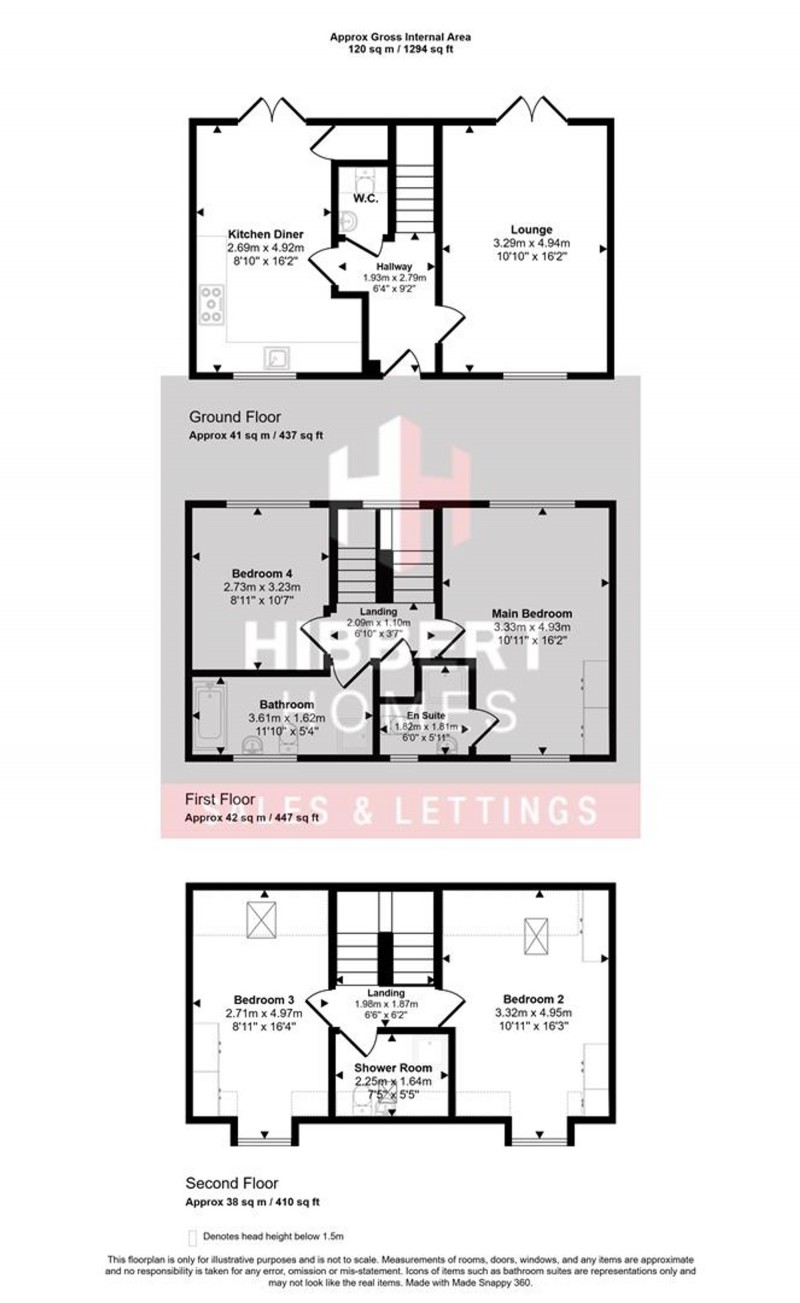 Floorplan for Lance Corporal Andrew Breeze Way, Denton, M34