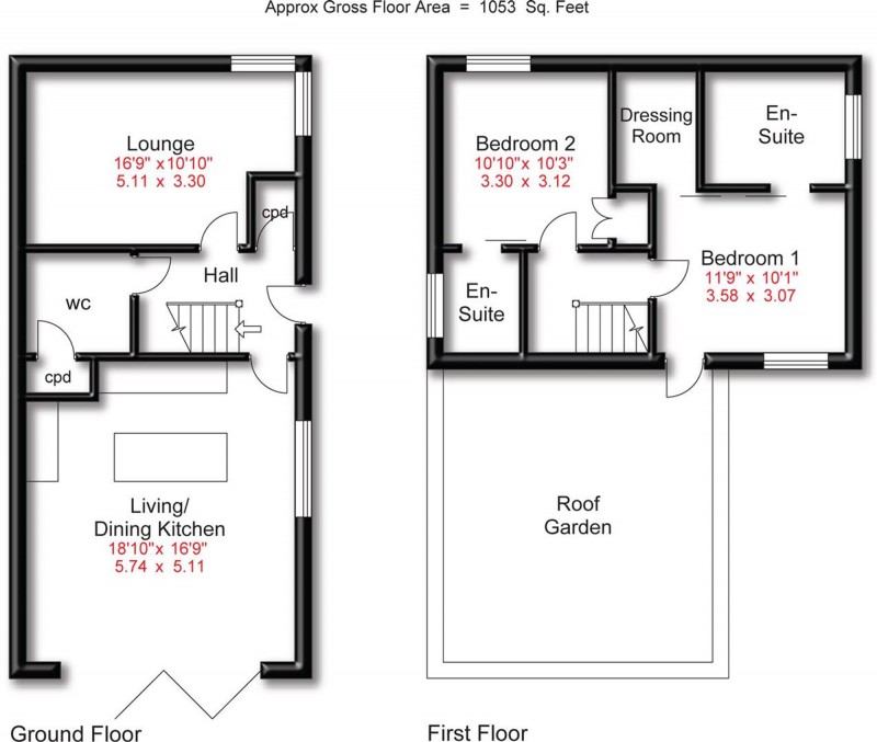 Floorplan for Mercury Close, Bramhall, SK7