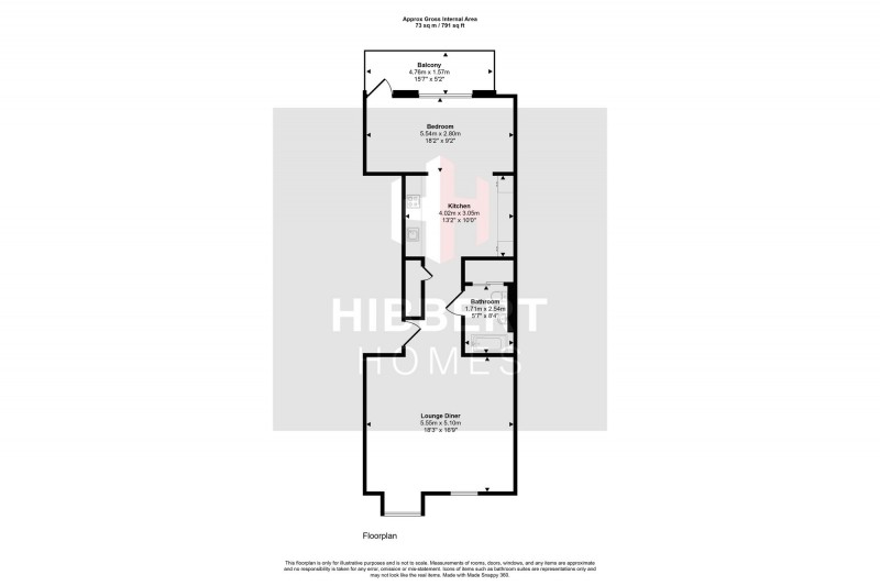 Floorplan for Keepers Quay, Manchester, M4