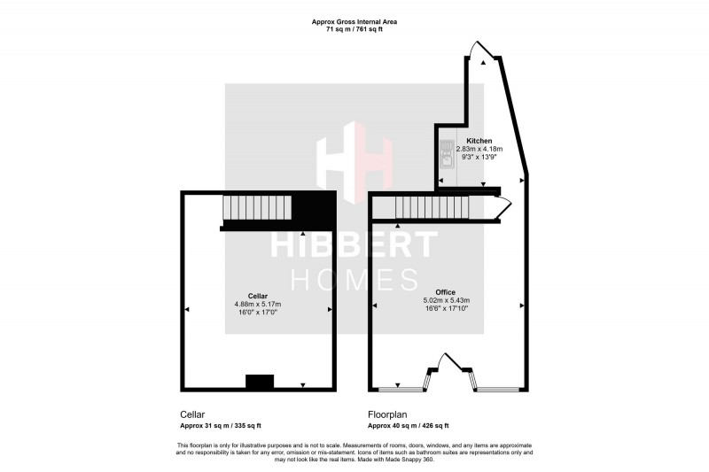 Floorplan for London Road, Hazel Grove, SK7