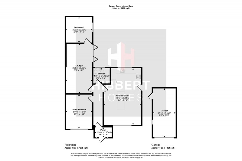 Floorplan for St. Martins Road, Sale, M33