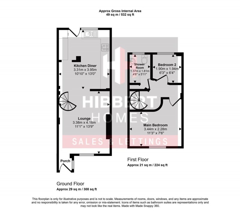 Floorplan for Chester Road, Hazel Grove, SK7