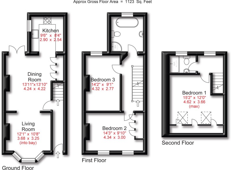 Floorplan for Moss Lane, Hale, WA15