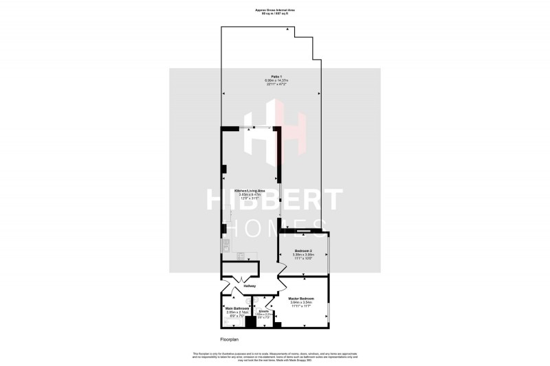Floorplan for Addington Street, Manchester, M4