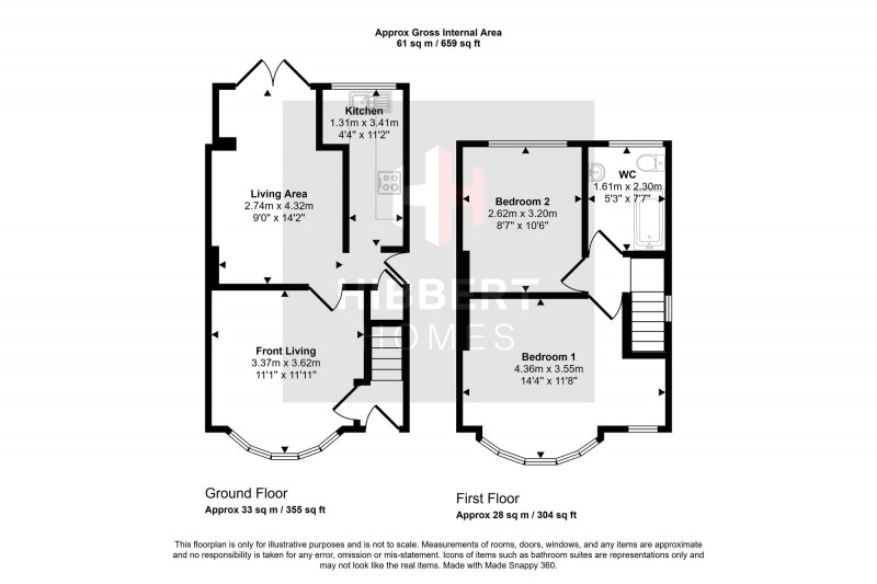 Floorplan for Woodhouse Lane East, Timperley, WA15