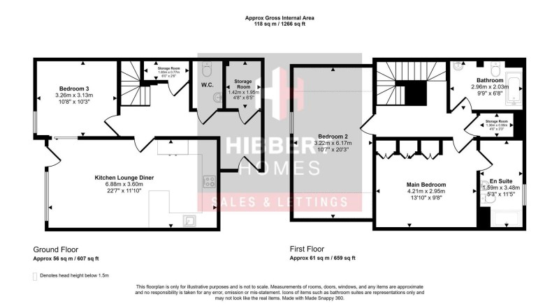 Floorplan for Hope Square, Valiant House, WA14