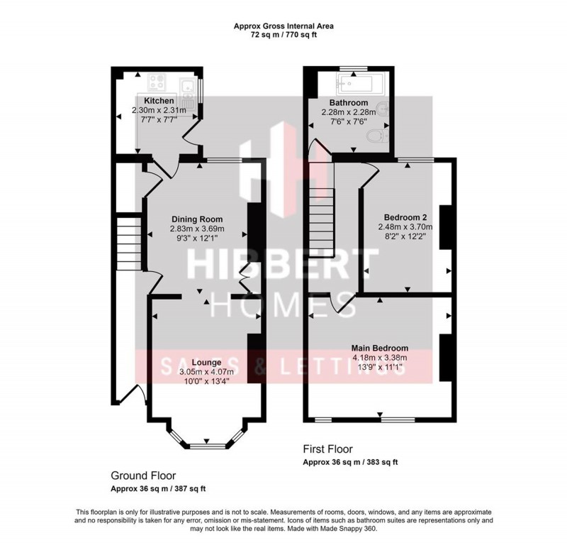 Floorplan for Beech Road, Hale, WA15