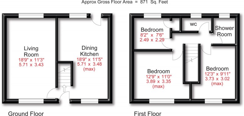Floorplan for North Park Road, Bramhall, SK7
