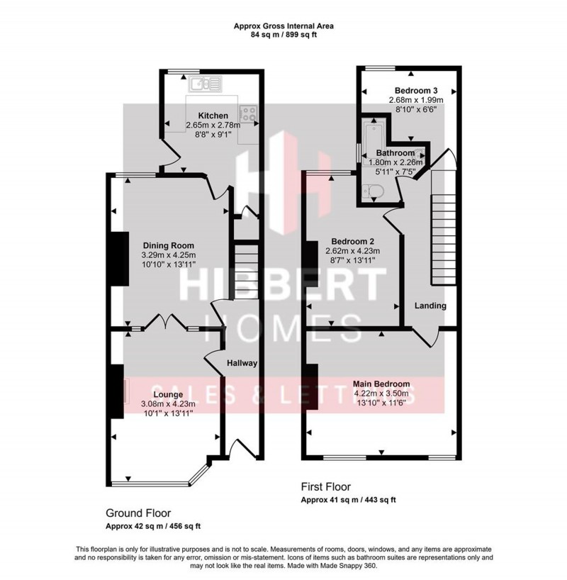 Floorplan for Moscow Road East, Stockport, SK3