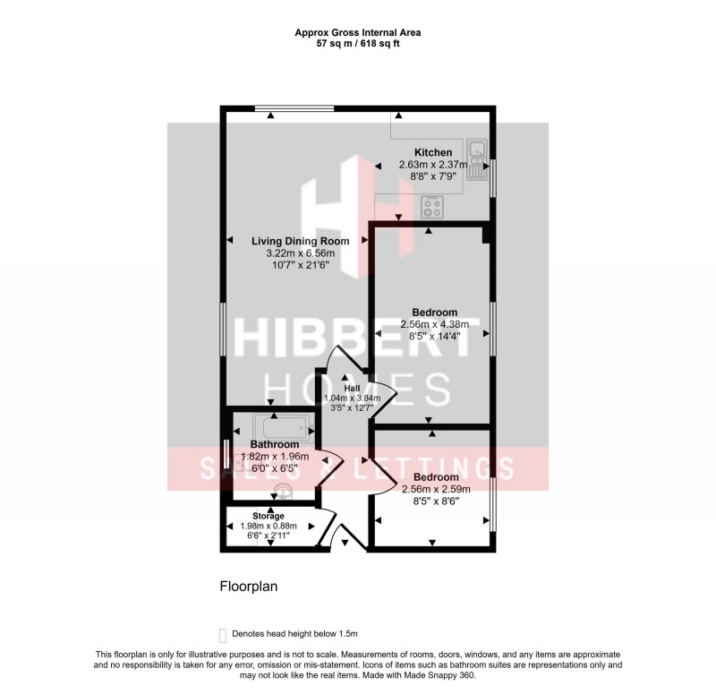 Floorplan for Provender Close, Broadheath, WA14