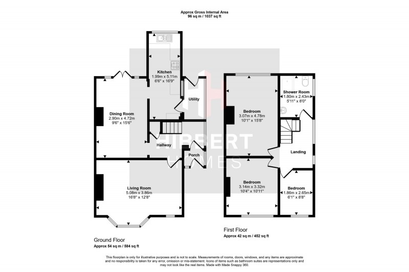Floorplan for Crossgate Avenue, Manchester, M22