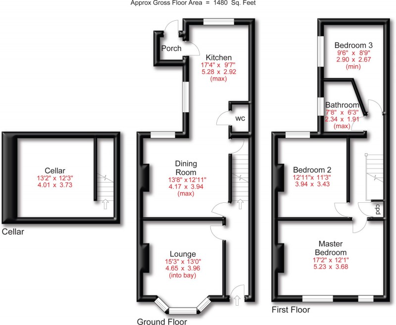 Floorplan for Davenport Road, Hazel Grove, SK7